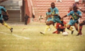 Youngsters competing at Shell Cup competition, one of the few grassroots competitions in Nigeria