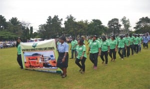 A cross-section of civil servants, during the 2015 May Day celebration in Port Harcourt, last Friday.