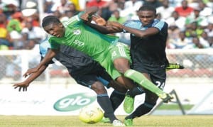 Flying Eagles’ Taiwo Awoniyi (18) is expected to trouble defences at the 2015 FIFA World Youth Championships