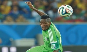 Omeruo in Middlesbrough colours 
