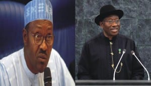 Muhammadu Buhari and Goodluck Jonathan