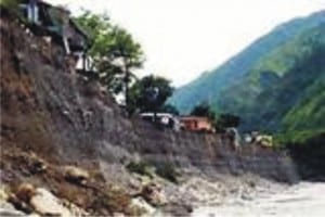 Erosion site in Niger Delta