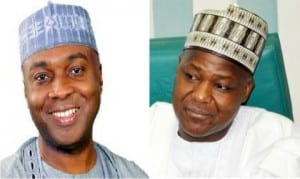 Senate President, Senator Bukola Saraki and Speaker, House of Reps, Yakubu Dogara