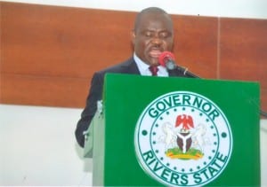 Rivers State Governor, Chief (Barr) Nyesom Wike proclaiming the 8th session of the Rivers State House of Assembly in Port Harcourt, last Monday.