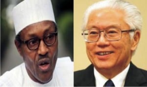 President Muhammadu Buhari and President of Singapore, Tony Tan