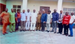 Rivers SWAN Patron, Bro Felix Obuah (middle), with executives and members of the association