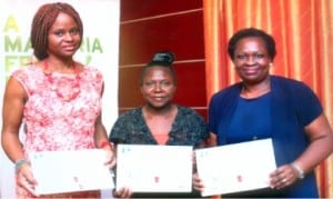 Women protesting violence against the girl child in Port Harcourt, recently