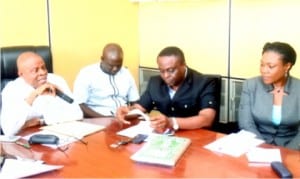 L-R: Rivers State Chairman, SOMTEC, Mr Oliver Wolugbom, UNICEF Observer, Mr Felix Obekpa, Secretary, Pastor Paulinus Nsirim and a member, Mrs Ruhunna Kejeh, during the maiden SOMTEC’s revitalisation meeting in Port Harcourt, recently 