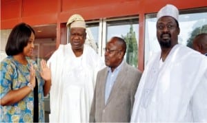 L-R: Director-General, National Pension Commission, Chinelo Anohu-Amazu, Commissioner for Finance, Mr Adesoji Efuntayo, Commissioner for Technical Services, Reuben Omotawa, and Commissioner for Inspectorate, Prof. Abubakar Kaoje, at the Pension Industry Strategic Retreat in Abuja last Friday