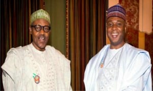 President Muhammadu Buhari and Senate President Bukola Saraki