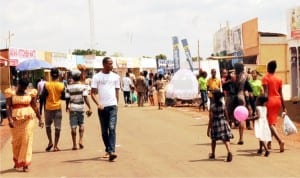 Activities at the ongoing 27th Enugu International Trade Fair in Enugu on Monday