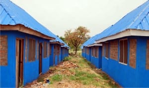 The United Nations High Commissioner for Refugees 200 rooms village/shelter support project for internally displaced persons(idps) in Guma Lga, Benue on Saturday.