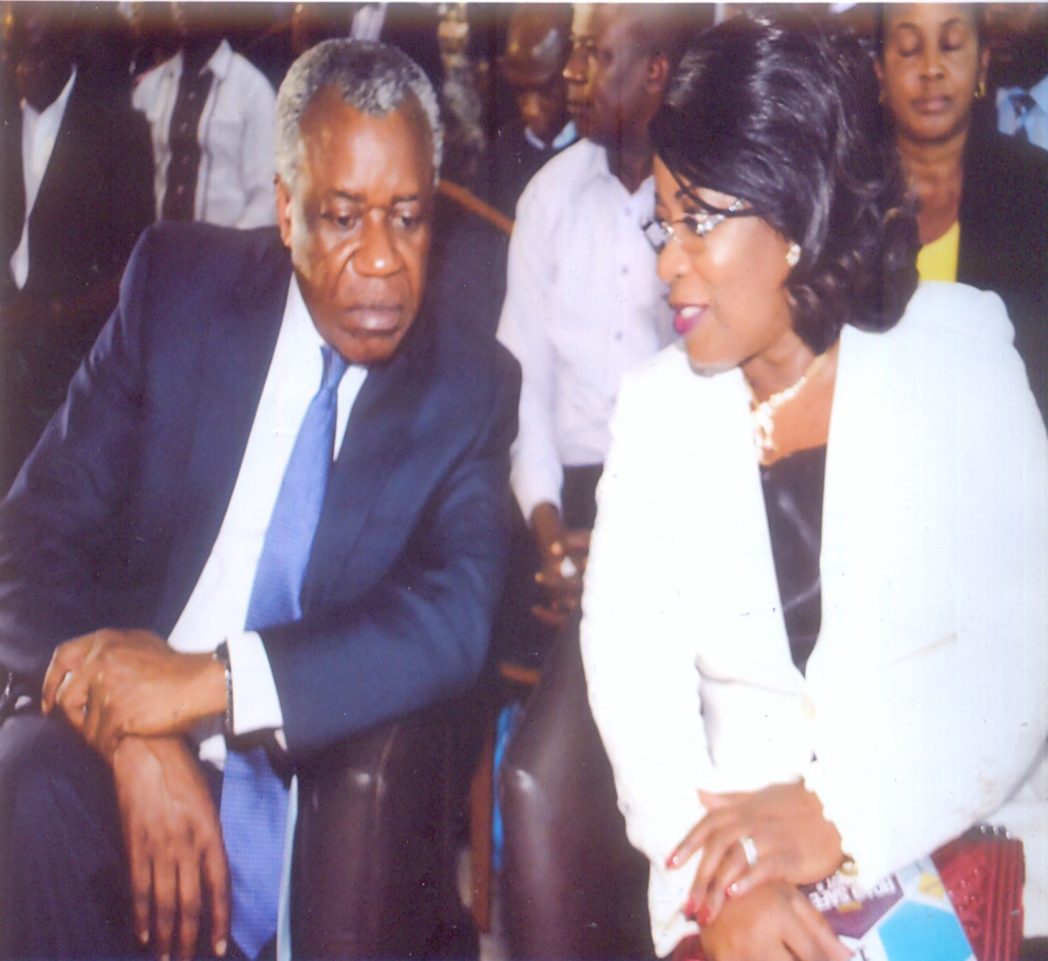 Executive Chairman, Rivers State Internal Revenue Service, Mr. T. Adoage Norteh, with Managing Director, Lulu-Briggs Foundation, Dr. (Mrs) Seinye Luku-Briggs, during the induction ceremony of honorary special marshalls of the Federal Road Safety Corps (FRSC) in Port Harcourt, last Saturday.