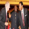 L-R: President of American Academy of Arts and Sciences, Mr. Jonathan Fanton, President of  Nigeria Academy of Science (NAS), Prof. Mosto Onuoha and former Governor of Cross River State, Mr. Donald Duke, during the 40th Anniversary Dinner of NAS in Abuja, last Wednesday.